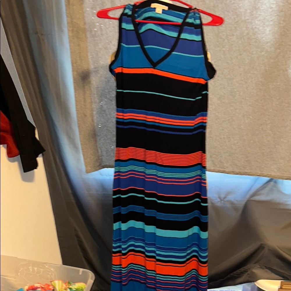 HP🎊Striped Multicolor Sleeveless Dress